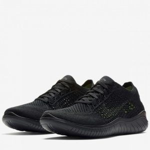 Nike Free RN Flyknit 2018 Running Shoe Black Women
